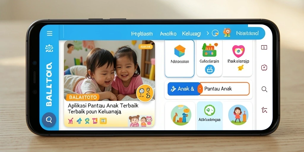 Antarmuka aplikasi BALAITOTO yang simpel dan informatif.