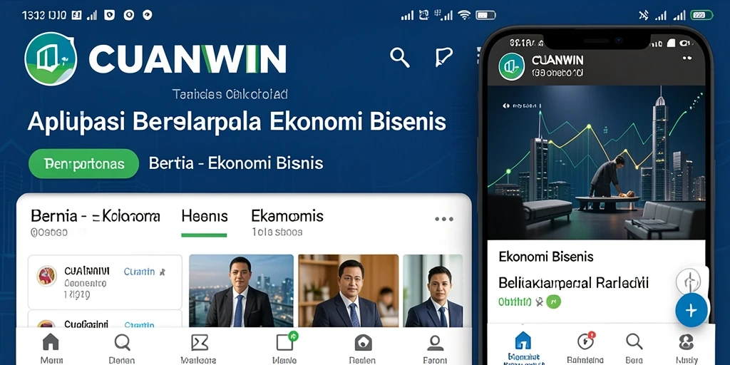Tampilan antarmuka aplikasi CUANWIN yang menarik dan informatif.