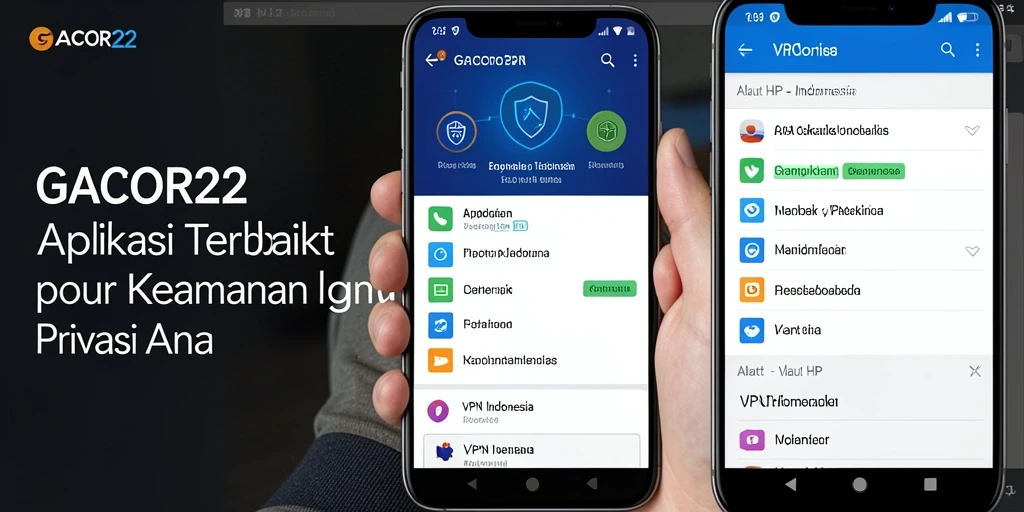 Antarmuka GACOR22 yang sederhana dan fungsional untuk pengguna VPN.