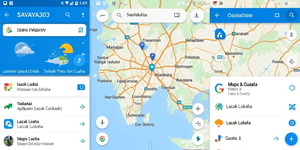 Tampilan antarmuka SAVAYA303 yang memudahkan pelacakan lokasi.