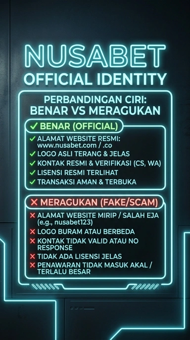 Kanal Resmi Nusabet untuk Pengguna Android